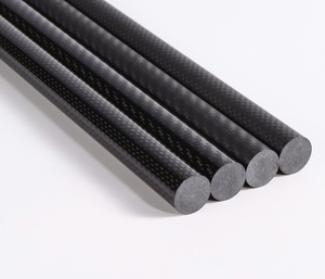 Varilla de Fibra de Carbono Pultruida en Oferta, Varilla/Barra Redonda/Cuadrada de Fibra de Carbono Pultruida de 8mm 10mm 12mm 14mm 16mm - Product Image 1