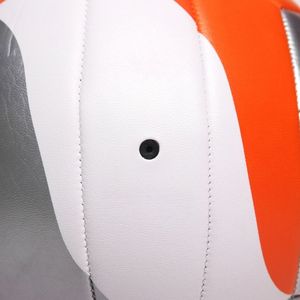 Ballon de volley-ball taille 5, orange, gris, blanc, motif tourbillon, toucher doux, entraînement, extérieur, intérieur, plage, match, qualité supérieure, emballage OEM, vente en gros - Product Image 6
