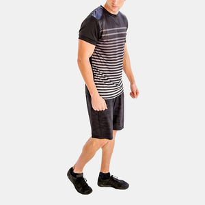 Conjunto Deportivo para Hombre, Camiseta y Pantalones Cortos de Gimnasio, 2 Piezas, 100% Poliéster Transpirable, Conjuntos Deportivos Cortos para Hombre - Product Image 3