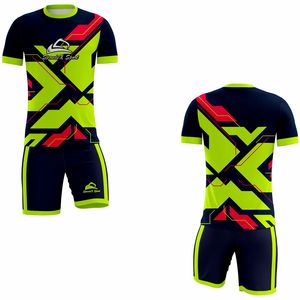 Uniformes de Fútbol Personalizados Ligeros con Estampado de Manga Corta para Equipos Masculinos - Calidad Premium - Product Image 1