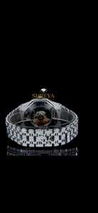 Iced Out aarabic Quartz <b>Watch</b> Stainless Steel Bracelet Moissanite diamond Wristwatch Round Dial Analog Men Women Hip Hop <b>Watch</b> - Product Image 2