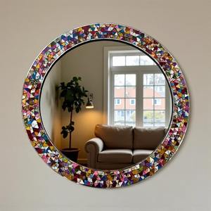 Quality Mother Of Pearl Work <b>Mosaic</b> Beaded Attractive Look Rectangle Shape Photo <b>Mirror</b> For Memorable Pictures Display - Product Image 6