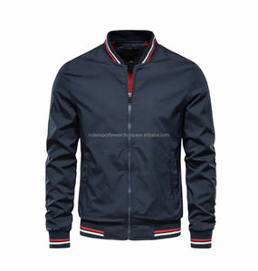 Blouson bombardier de baseball personnalisable pour hommes vente en gros tissu de laine de haute qualité nouveau design col montant pour l'hiver Service OEM - Product Image 5