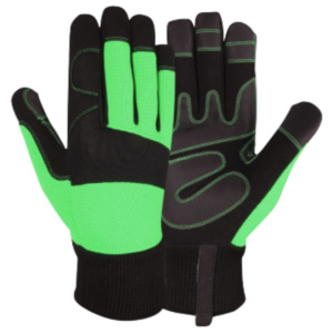 Guantes de Seguridad Resistentes a Impactos de Alta Calidad, Reforzados con Cuero Sintético, Látex y Amara, para Trabajo Mecánico - Product Image 2