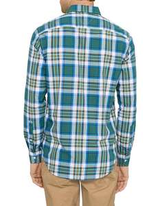 Chemise à carreaux en coton respirant pour homme, idéale pour le bureau, chemise élégante à manches longues en tissu de qualité, chemises décontractées - Product Image 5