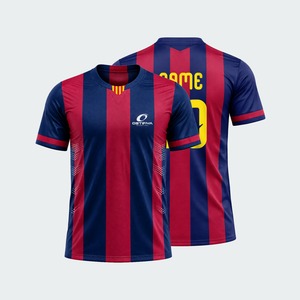 Maillot de football respirant à col en V pour adultes, vêtements de sport personnalisés, couleur unie, impression du nom sur le devant, séchage rapide, haute qualité - Product Image 1
