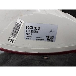 Feu arrière droit (extérieur) de classe B, d'occasion, OEM A1698202664 - Product Image 6