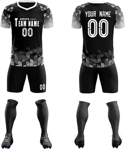 Camiseta de Fútbol Personalizada, Transpirable, Ecológica y Antibacteriana para Clubes, Uniforme con Nombre y Número Personalizados, 100% Poliéster - Product Image 1