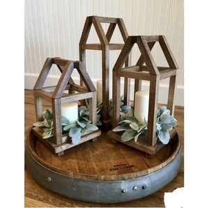 Faroles de Madera Clásicos para Decoración del Hogar, Centros de Mesa para Bodas, Ecológicos, Personalizables a Bajo Precio - Product Image 3