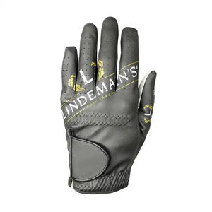 Guante de golf de cuero genuino impreso con logotipo personalizado al por mayor, OEM, deportivo, anti-UV, transpirable, de alta calidad y duradero, para la mano izquierda. - Product Image 2