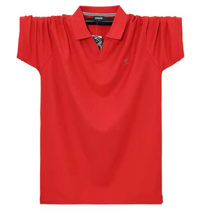 Chemise de golf décontractée unie à manches courtes pour homme, tendance, 100 % coton, 180 g, légère et respirante, style Twin City - Product Image 5