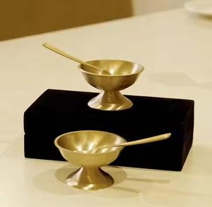 Luxury Stainless Steel <b>Ice</b> <b>Cream</b> <b>Bowl</b> Metal Deep Serving Dish Contemporary Kitchenware - Product Image 1