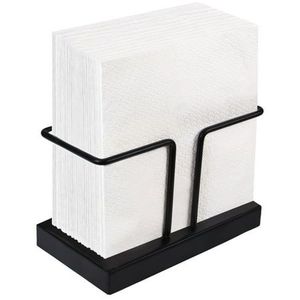 Accessoire de banquet pour restaurant, accessoire de table haut de gamme, support décoratif carré, décoration de table en métal doré, élégant porte-mouchoirs - Product Image 5