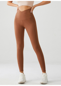 Leggings mi-mollet pour femmes, couleur unie, taille élastique, tricotés, extensibles, en spandex et polyester, style basique toutes saisons - Product Image 4