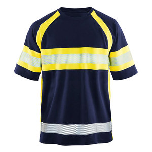 High-Visibility Safety T-Shirts Construction Short Sleeve Working Reflective Stripes Hi Vis Security T-Shirts - Product Image 1