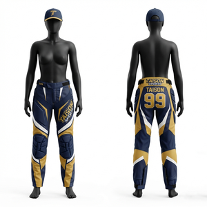 <b>Men</b> Paintball <b>Pant</b> 280 GSM Premium Polyester Spandex Navy Gold <b>White</b> Eco-Friendly Breathable Waterproof Workwear Style Ergonomic - Product Image 1