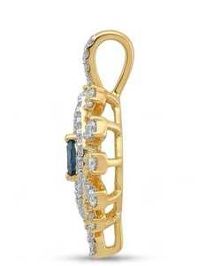 Pendentif en diamant moissanite le plus vendu, bijou raffiné pour femme, élégant pour le quotidien, cadeau disponible à la vente - Product Image 4