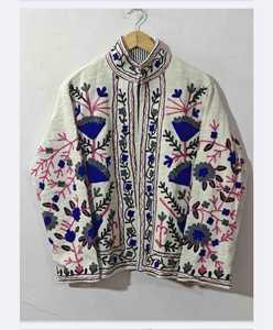 Chaqueta Bordada Suzani de Algodón Estilo Boho, Ropa de Boutique para Mujer Hecha a Mano, Fabricante, Exportador, Proveedor Mayorista - Product Image 1