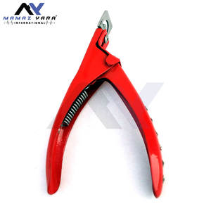 Coupe-ongles rouge pour faux ongles en acrylique, gel UV, coupe-bordures pour faux ongles, coupe-pointes pour nail art - Product Image 2