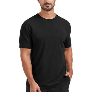 Camiseta Formal de Manga Corta con Cuello Redondo Personalizada de Secado Rápido y Cómoda para Hombre, Colores Personalizados, Logotipo, 120 g/m², 100 % Algodón Jersey - Product Image 3