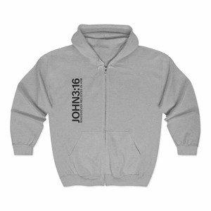 Sweat à capuche John Name Above All pour hommes, femmes et jeunes, en coton molletonné, col rond, broderie, fabricant - Product Image 6