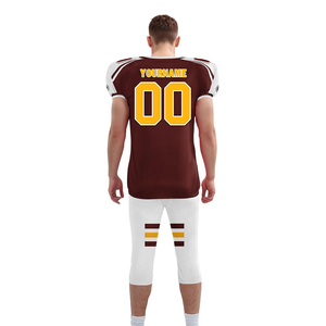 New Arrivals Wholesale RAPID SPORTS Men's Custom Printed Winter American Football Jersey Front Design 100% Polyester Short - Product Image 4