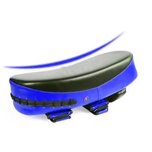 Almohadillas de Muay Thai personalizadas hechas con cuero genuino para juegos de boxeo y entrenamiento de MMA, almohadilla de enfoque de objetivo curvo para artes marciales - Product Image 6