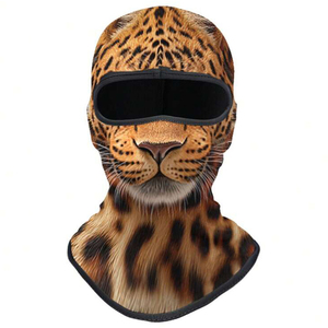 Masque facial unisexe imprimé, cagoule respirante et imperméable en polyester et coton pour adulte, couvre-tête intégral pour l'extérieur - Product Image 1