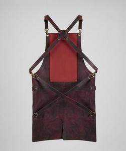 Tablier en cuir haut de gamme pour chef de restaurant, vêtements de travail de cuisine, personnalisation de marque, OEM, ODM, approvisionnement en gros LPN-0215 - Product Image 2