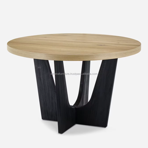 Unique Design <b>Wooden</b> <b>Round</b> <b>Dining</b> <b>Table</b> Set for Home Apartment Farmhouse Villa Hotel <b>Dining</b> Rooms <b>Dining</b> Room Furniture - Product Image 1