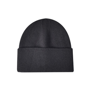 Bonnet unisexe en tricot 100% acrylique, couleur unie, style décontracté pour adultes, jaune moutarde, 56-58 cm - Product Image 2
