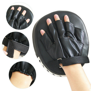 Almohadilla de Boxeo de Material PU, Transpirable y Duradera, Equipo de Entrenamiento para Práctica de Kickboxing, Color Negro - Product Image 5