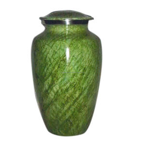 โกศสีฟ้าสำหรับงานศพผู้ใหญ่ทำด้วยมือสำหรับขี้เถ้าโกศสีน้ำเงินดีไซน์หินอ่อน - Product Image 4