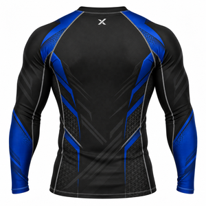 Men's <b>BJJ</b> Grappling <b>Rash</b> <b>Guards</b> | Breathable Anti-UV Quick Dry | Custom Colors | OEM/ODM Service | Sublimation Print | Sports - Product Image 2