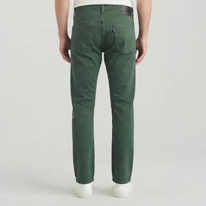 SAAR INDUSTRIES Jeans en denim vert pour homme, coupe classique, coton mi-lourd, décontracté, pour l'hiver, séchage rapide - Product Image 4
