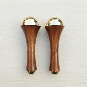 Bâton de massage Kansa en bois de la meilleure qualité, avec manche en bois naturel, outil de sculpture pour les pieds et le visage, outil de massage corporel pour le dos en bronze et bois - Product Image 1