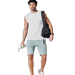 Camiseta Deportiva de Color Sólido Personalizada de Fábrica 2026, Chaleco de Algodón Puro sin Mangas para Hombre, Talla Grande - Product Image 5