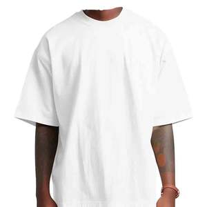 T-shirt Homme Vintage Oversize à Épaules Tombantes, Manches Courtes, 100% Coton, Haute Qualité, Logo Designer Tendance, Collection Été 2026, Vente en Gros - Product Image 1