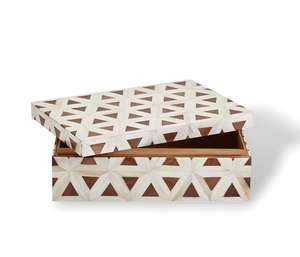 Boîte de rangement en MDF avec incrustation en résine, design nouveau, boîte de rangement décorative avec incrustation en résine, boîte à bijoux en résine à prix très bas - Product Image 6