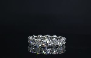 Sophisticated round diamond eternity style <b>ring</b> <b>crafted</b> for weddings anniversaries and elevated everyday elegance - Product Image 4