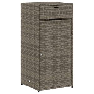 Armoire de rangement pour patio en rotin gris 21.7 "x 21.7" x 43.7" - Product Image 2