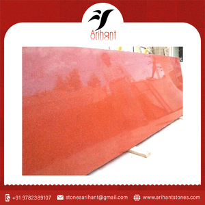 Carreaux de granit rouge Lakha en pierre naturelle avec finition polie lisse pour les maisons et les bureaux - Product Image 6