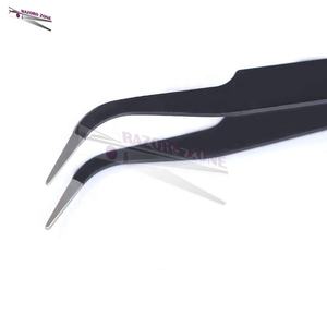 แหนบถอนขนตาสแตนเลสแบบใหม่100% พรีเมี่ยมดีไซน์มือกันลื่นปรับปรุงเครื่องมือความงามปลายแหลมจำนวนมาก - Product Image 6