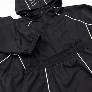 Ensemble de survêtement sportif personnalisé pour hommes : veste coupe-vent et short en nylon – Fournisseur en gros - Product Image 6