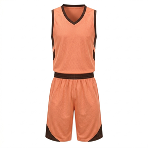 Ensemble de maillots de basketball respirants et à séchage rapide imprimés pour l'été, vente en gros, conception gratuite, uniforme de basketball - Product Image 1