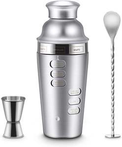 Coctelera Profesional de Metal para Bartender, Ideal para Preparar Margaritas, Mojitos, Martinis y Cosmopolitinos - Product Image 3