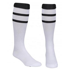 High Quality Custom Crew Soccer <b>Socks</b> Anti-slip Breathable Thick Unisex Youth Football <b>Grip</b> <b>Socks</b> Striped Design - Product Image 3