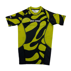 T-shirts Rashguard Unisexe MMA à Manches Courtes Respirants 100% Polyester Anti-UV Séchage Rapide Fitness Muay Thai Boxe Gym - Product Image 1