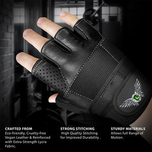Gants unisexes en néoprène légers, résistants, antidérapants et respirants, avec rembourrage en silicone, logo personnalisable, pour l'entraînement et la musculation - Product Image 5