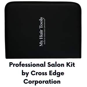 Salon Gold Hair Extension tools Kit Featuring Flat Bead Crimping pliers Microlink Remover Tape Pressing Plier & 24 Hair <b>Clips</b> - Product Image 6